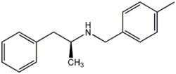 Estructura química de la benzfetamina