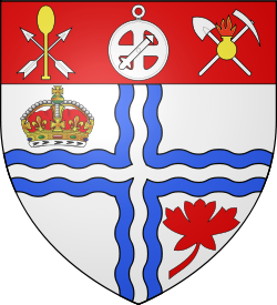 El escudo de armas de Ottawa.