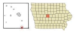 Localización de Madrid, Iowa
