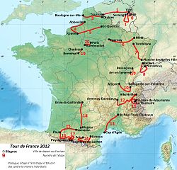 Carte du tracé du tour de France 2012.jpg