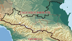 Situación de Emirato del Cáucaso