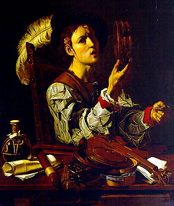 Cecco del Caravaggio Joven con instrumentos musicales NG Atenas.jpg