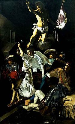 Cecco del Caravaggio Resurrección Chicago Oriental Institute Museum.jpg