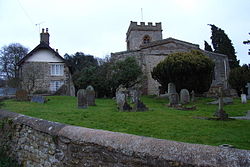 Church and Cottage, Weedon Lois - geograph.org.uk - 143103.jpg