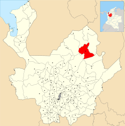 Ubicación de Zaragoza en Antioquia