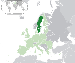 Situación de Suecia