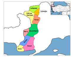 Distritos de Edirne