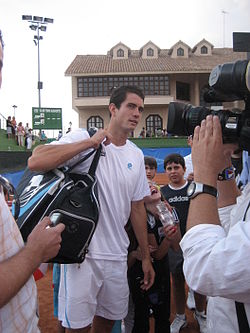 Guillermo García-López en el Club de Tenis de Albacete 2009