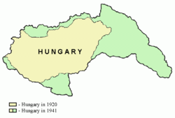 Ubicación de Hungría