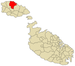 Ubicación de Consejo Local de Żebbuġ