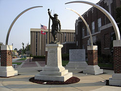 Craighead County Veterans Memorial en el centro de Jonesboro