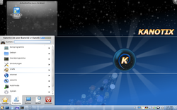 Captura de pantalla de Kanotix