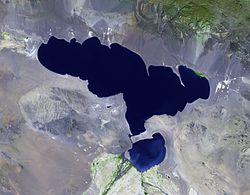 Khyargas-Nuur lake, Mongolia, Landsat image.jpg