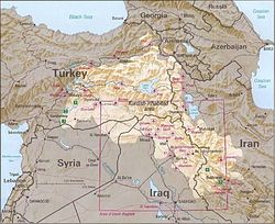 Situación de Kurdistán