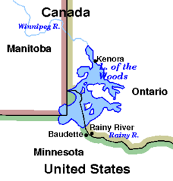Mapa del lago