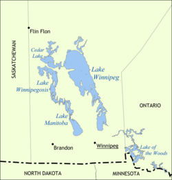 El Cedar con los otros lagos de la Pradera