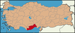 Provincia de Mersin, Turquía
