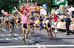 Laurent Fignon en el Giro'89.