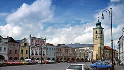 Plaza del mercado en Litomyšl