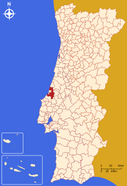 Localización de Alcobaça