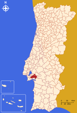 Localización de Palmela