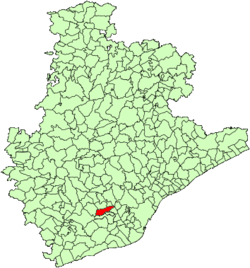 Situación de Corbera de Llobregat en la provincia de Barcelona