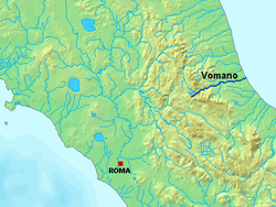 Ubicación del río Vomano