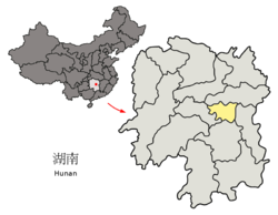 Location of Xiangtan Prefecture within Hunan (China).png