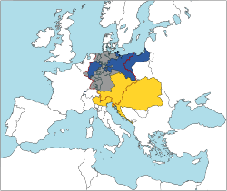 Ubicación de Confederación Germánica