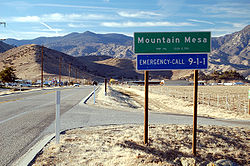 Mountain Mesa California along SR178.JPG