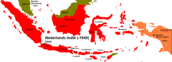 Ubicación de Indias Orientales Neerlandés