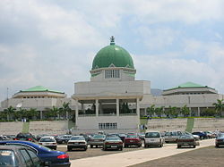 Vista del Parlamento de Nigeria.