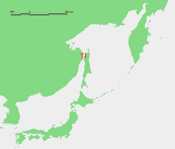 Localización del limán del Amur