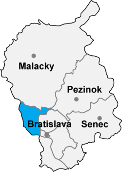 Distrito de Bratislava IV la Región de Bratislava