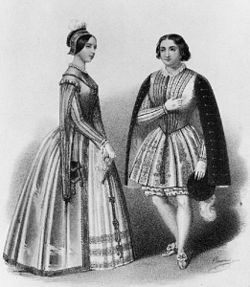 Pauline Viardot and Marietta Alboni in Act1 of Les Huguenots, Covent Garden 1848 - NGO1p59.jpg