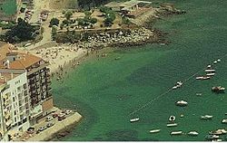 Vista de la playa de Playa da Panadeira