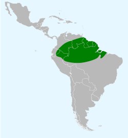 Psarocolius viridis map.svg