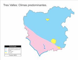 Tres Valles climas predominantes.svg