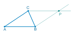 diagrama de triángulo que tesela