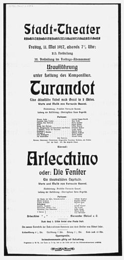 Turandot-Arlechino Premier Poster 600391.jpg