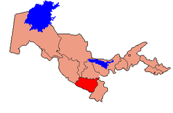Provincia de Kashkadar en Uzbekistán