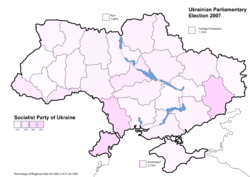 Partido Socialista de Ucrania (2.86%)