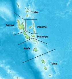 Localización de las islas Torres