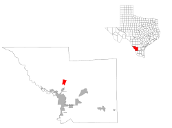 Ubicación de Botines en el Condado de Webb y Texas