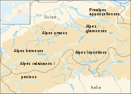 Alpes centrales map-es.svg