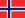 Bandera de Noruega.