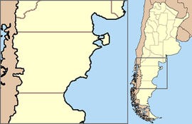 Localización del golfo Nuevo