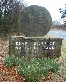 La entrada al parque en Hathersage Road