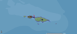 Mapa de la Isla de Tabarca