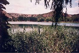 Laguna Salvadora vista desde Santos Morcillo